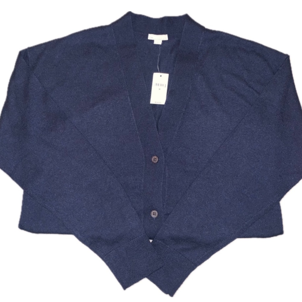 Long Navy Blue Gap Cardigan Size M. Brand new with Tags.